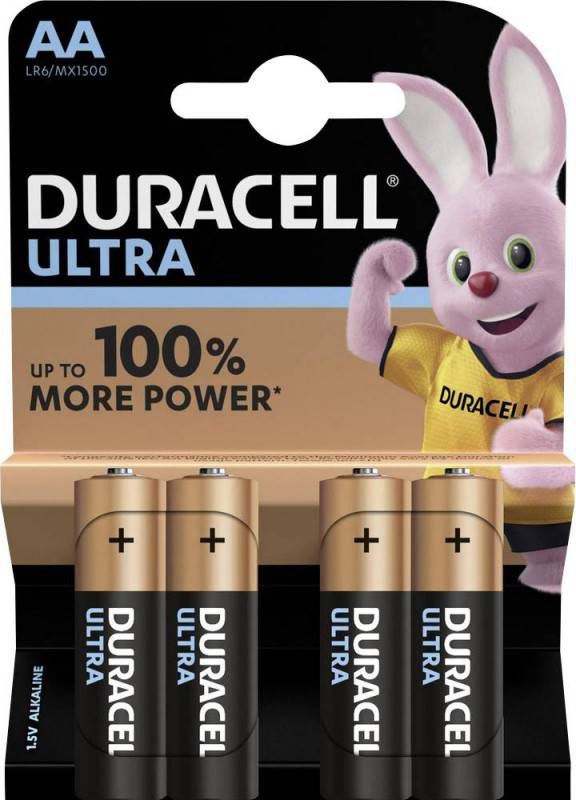 Duracell Ultra Power AA 1, 5 V Alkaline Batterijen LR6/MX1500 STILO/MIGNON