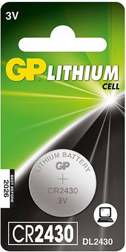 GP CR2430 Knoopcel Lithium Batterij