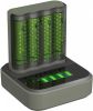 GP batterijlader M451 + 4 AA batterijen + Docking station online kopen