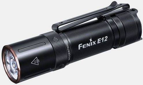 Fenix E12 V2.0 Zaklamp Zwart