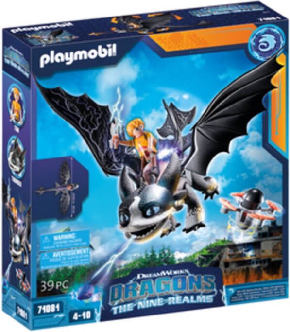 PLAYMOBIL 71081 Dragons The Nine Realms Thunder & Tom