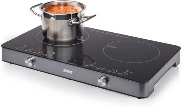 Princess 303011 Dubbele Inductie Kookplaat Led display Zwart