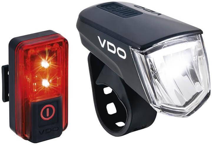 VDO Verlichtingsset ECO Light M60 + Red Plus, Fietslamp, Fietsverlichting online kopen