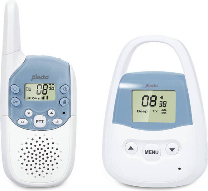 Alecto  Babyfoon Met Groot Bereik DBX-82 Wit / Blauw