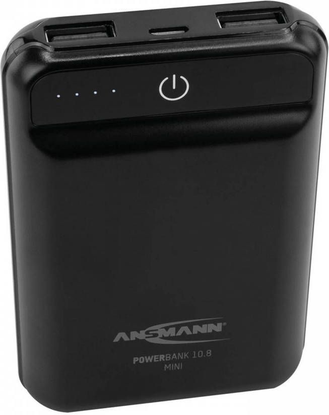 Ansmann 3150070091 portable powerbank mini 10000mAh 2x 5V USB