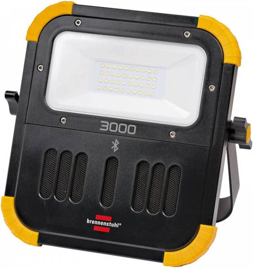 Brennenstuhl BLUMO 3000 A mobiele, accu gevoede LED werklamp met Bluetooth luidspreker