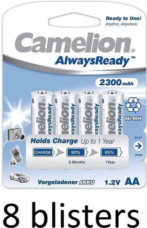 Camelion Aa Oplaadbare Batterijen 2300mah 32 Stuks