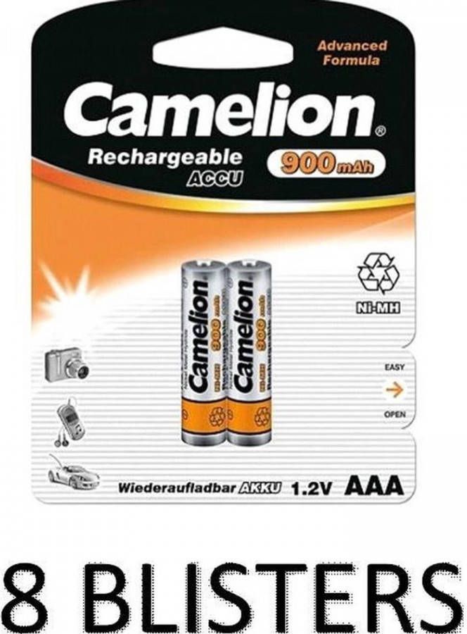 Camelion Aaa Oplaadbare Batterijen 900mah 16 Batterijen
