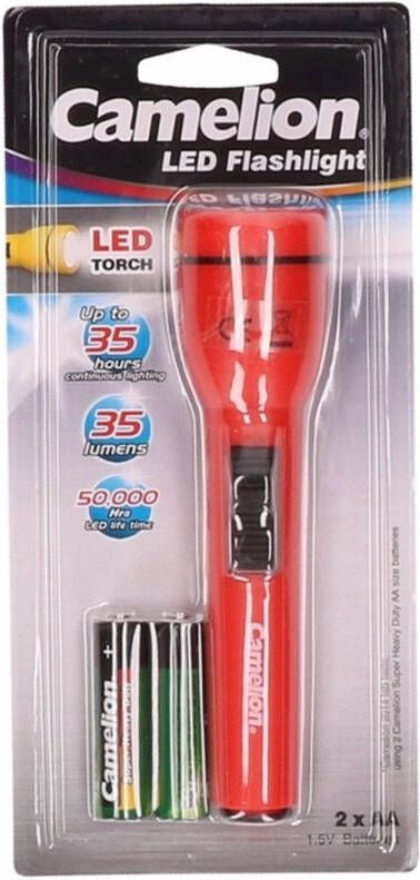 Camelion Kinder Zaklamp Superbright Rood 15 Cm Kinder Zaklampen