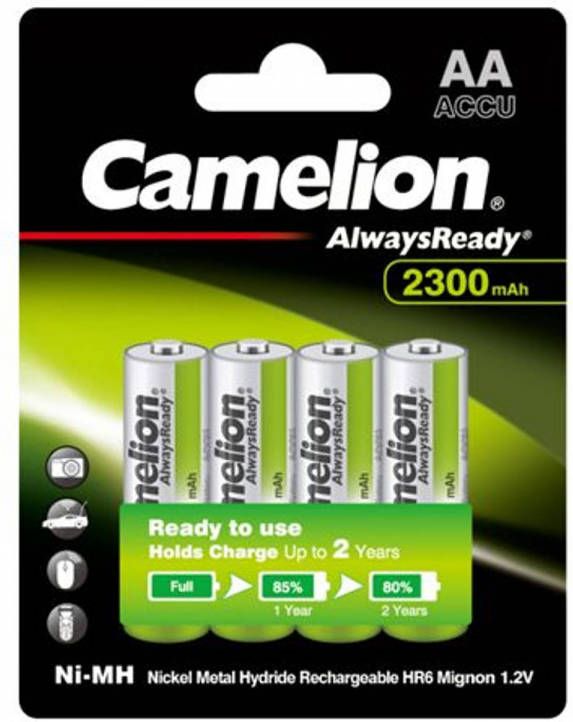 Camelion Nh aa2300arbp4 Rechargeable Battery Nikkel metaalhydride(Nimh )