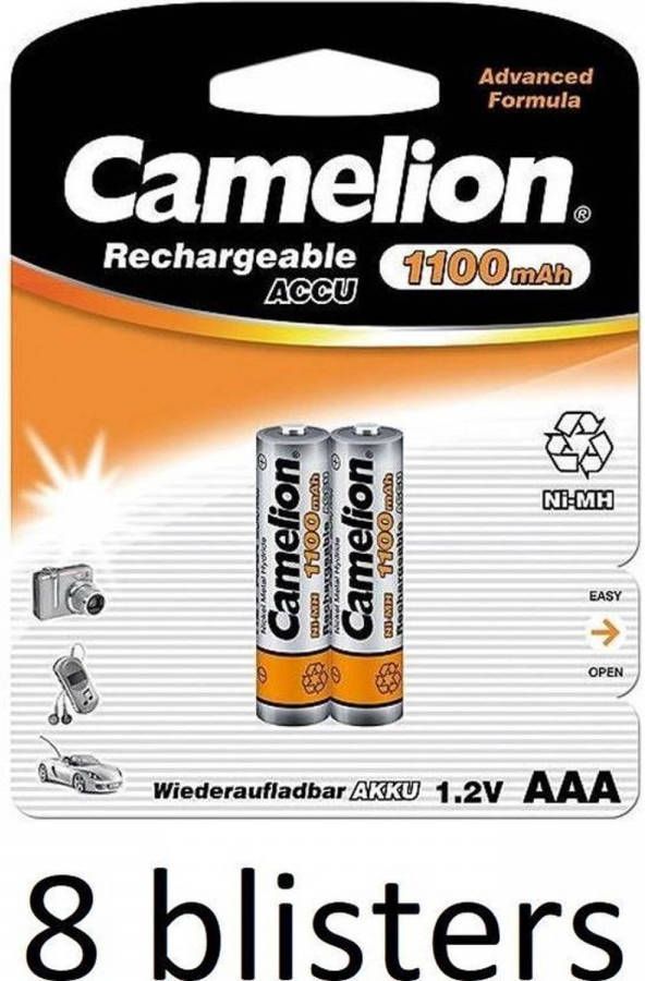 Camelion Oplaadbare Batterij Aaa 1100mah 16 Stuks