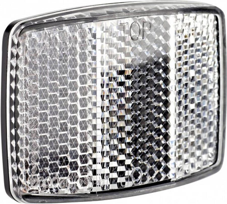 Cateye Voorreflector Rr 180 bt 6 X 3 Cm Wit/zwart