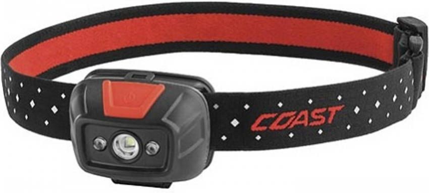 Coast Hoofdlamp Fl19 320 Lumen Led Zwart/rood