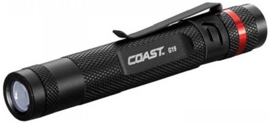 Coast Zaklamp G19 Led 54 Lm 102 X 19 Mm Aluminium Zwart