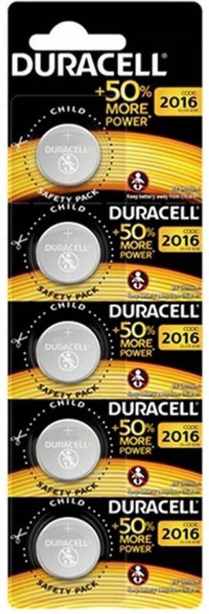 Duracell Knoopcel Cr2016 5 Stuks