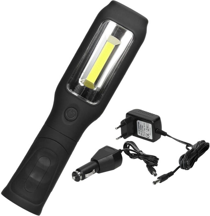 ECD Germany Led batterijbediende Handlamp Handgreep 180° Buigbaar