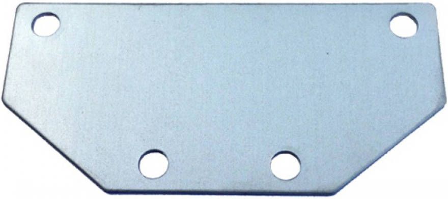 Gazelle Bevestigingsplaatje Voor Reflector Zilver 9, 5 X 4, 5 Cm