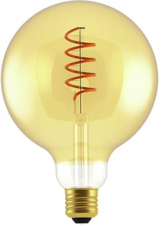 GP 2075240527 LED lamp E27 5W 250Lm G125 vintage gold