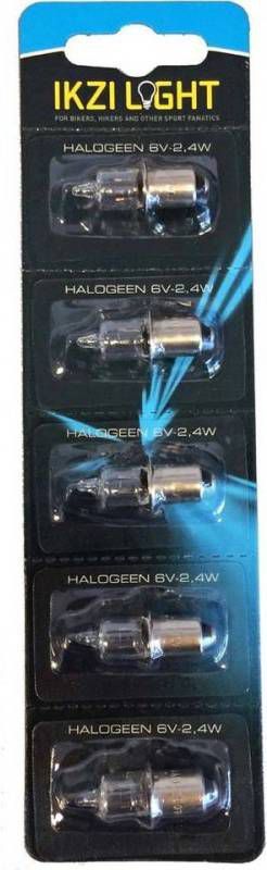 Ikzi Light Fietslampjes Halogeen 6v 2.4w 5 Stuks