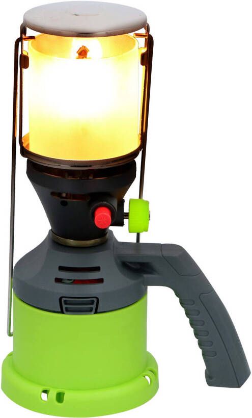 Kinzo Gaslamp Incl. 3 Gaskousjes Voor Camping En Outdoor Handvat Piezo Ontsteking