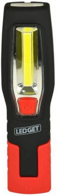 Merkloos Zaklamp Met Magneet En Haakje Led