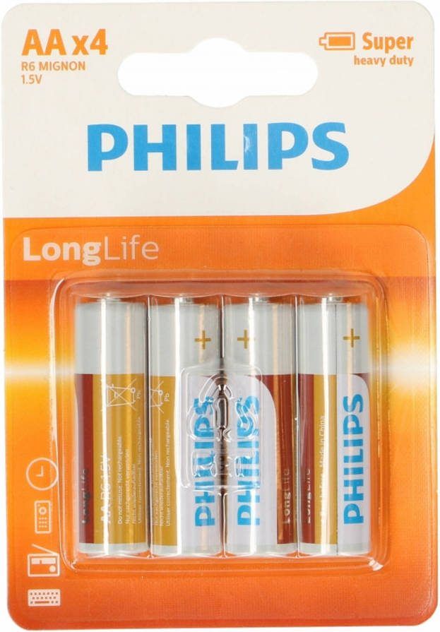 Philips 16x Aa Batterijen 1.5 V Penlites Aa Batterijen