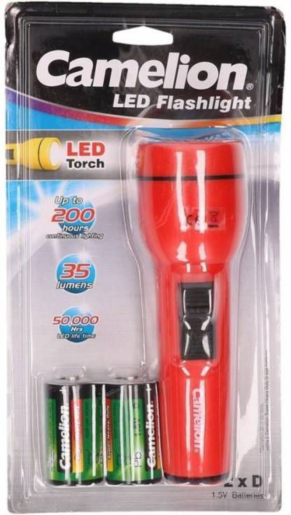 Camelion Zaklamp Superbright Rood 19 Cm Kinder Zaklampen