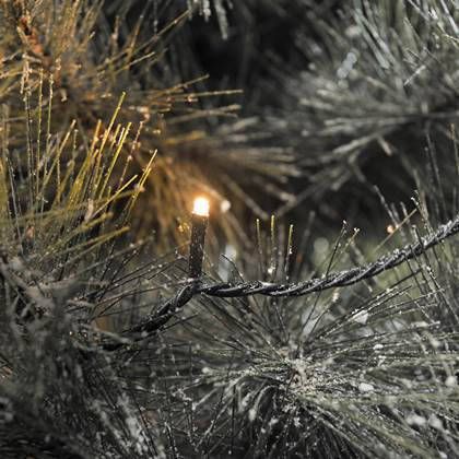 Konstsmide Lichtsnoer Amber Led 34, 93 M Abs Zwart 500 Lampjes