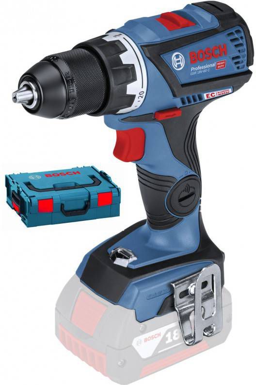 Bosch GSR 18V 60 C SOLO 18V Li Ion accu boor -/schroefmachine body in L Boxx