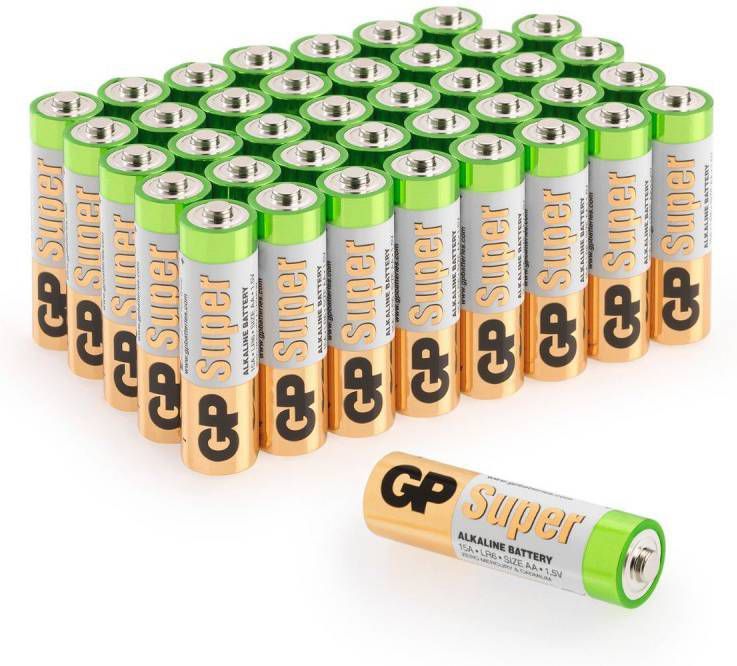 GP Alkaline Super Batterijen1, 5V(40st) AA 030E15AS40 2