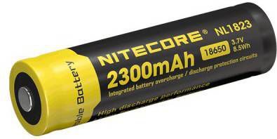 Nitecore NL1823 Li Ion Oplaadbare Batterij 2300mAh