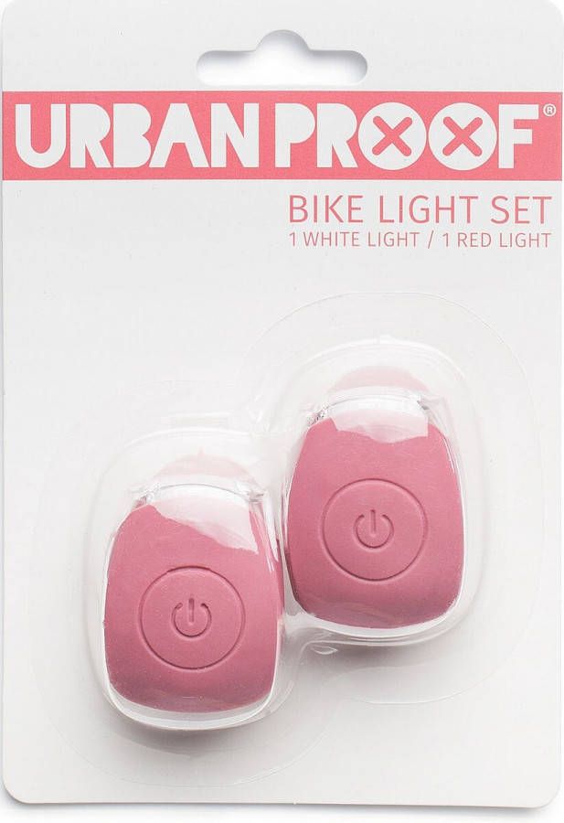 Urban Proof siliconen LED fietslampjes warm roze