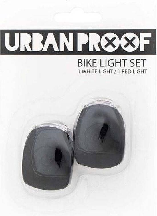 Fietsaccessoires Up Siliconen Led Fietslampjes Set Zwart