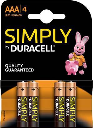Duracell Alkalinebatterij AAA Plus 100% 4 8 of 12 eenheden