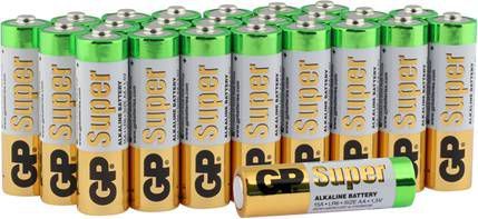 GP Super alkaline AA batterijen 1, 5 V 24 st 03015AB24