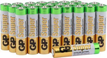 GP Super alkaline AAA batterijen 1, 5 V 24 st 03024AB24