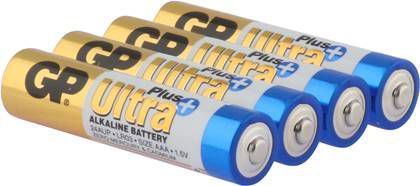 GP 3125003401 batterij Ultra+ Alkaline AAA 4 stuks