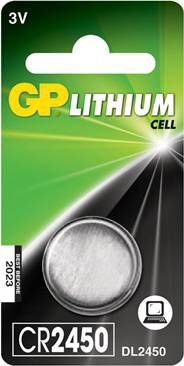 GP CR2450 Knoopcel Lithium Batterij