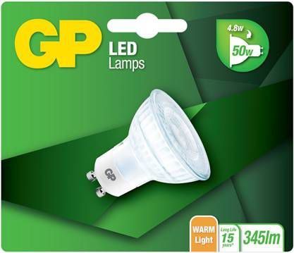 GP 2074370510 LED lamp GU10 4, 8W 345Lm reflector