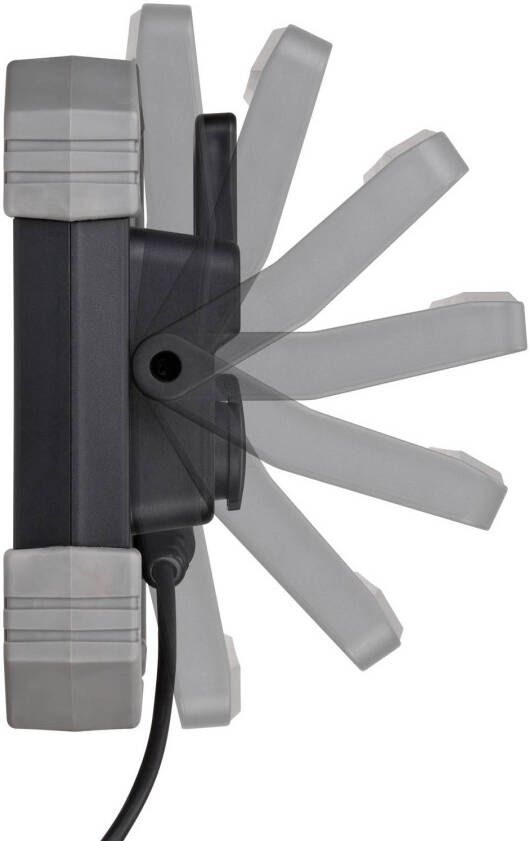 Brennenstuhl LED bouwspot Dinora 66, 9W met stopcontact 8.300lm
