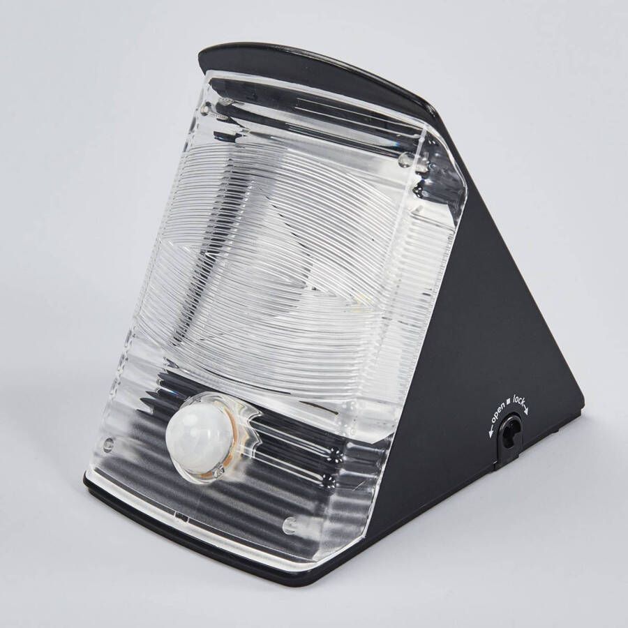 Brennenstuhl Solar LED wandlamp SOL 04 met IP44 zwart