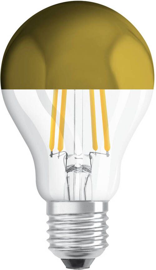 Osram LED lamp E27 CLA Mirror goud 4W 2.700K online kopen
