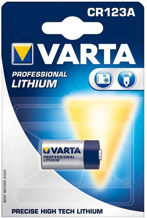 Varta CR123A 6205 3V lithiumbatterij