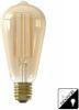 Calex Led Lamp Filament Sensor St64 E27 Fitting 4w Warm Wit 2100k Goud online kopen