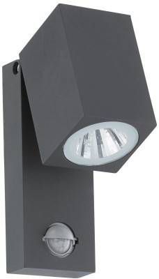 EGLO sensorwandlamp Sakeda LED - antraciet Leen Bakker