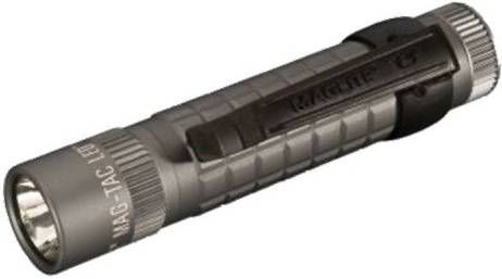 Maglite Zaklamp Mag Tac Plain Bezel LED grijs SG2LRG6