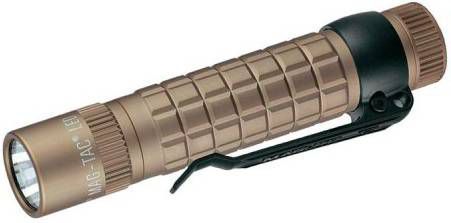 Maglite Zaklamp Mag Tac Plain Bezel LED beige SG2LRE6