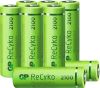 GP NiMH 2100 MAh ReCyko Oplaadbaar Batterij 1, 2V(8st) AA 120210AAHCE C8 online kopen