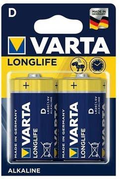 Varta Longlife D/LR20 Batterij 4120110412 1.5V 1x2
