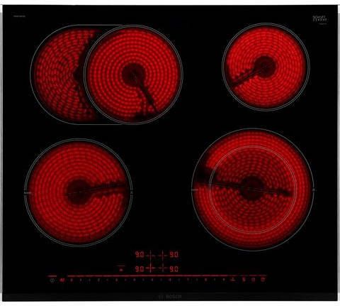BOSCH Elektrische kookplaat van SCHOTT CERAN® PKN675DP1D met power boost functie